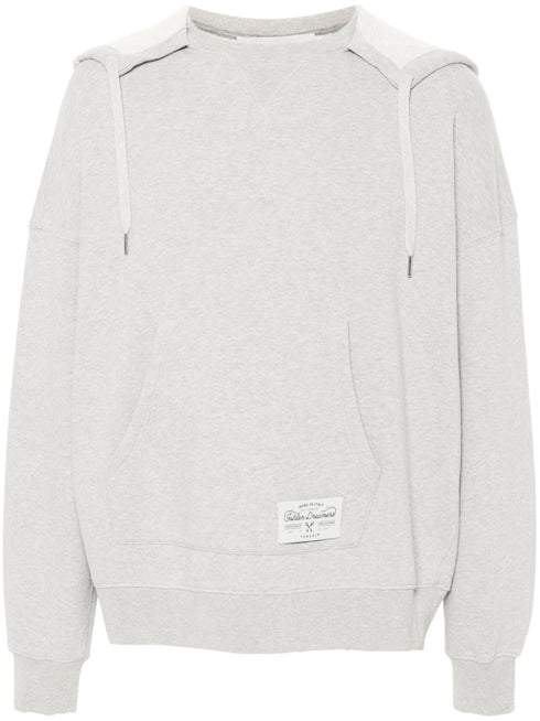 printed cotton hoodie
